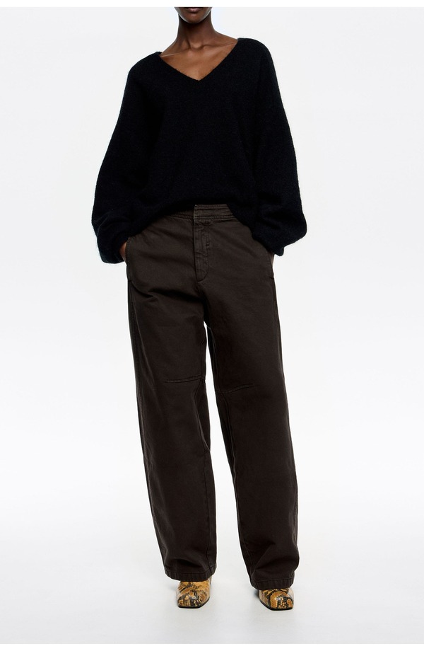 ビンバイローラ レディース ボトムス デニムパンツ ジーンズ Bimba y Lola Barrel - Jeans DARK BROWN ブラウン|ReVida 店