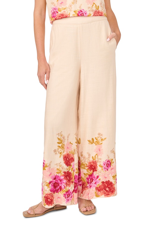 ハロゲン レディース ボトムス レギンス ワイドレッグ プチ パンツ Halogen Easy Wide Leg Pants (Petite Regular) BUTTERCREAM｜ReVida 店