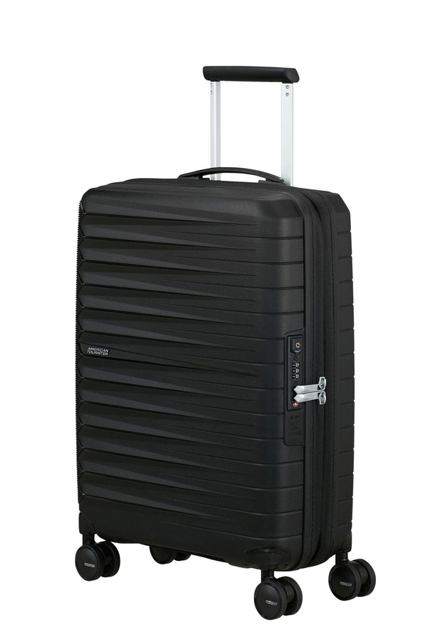 アメリカンツーリスター メンズ バッグ AMERICAN TOURISTER Fastfoward Expandable Hardside 22" Carry On Spinner Flash Black ブラック|ReVida 店