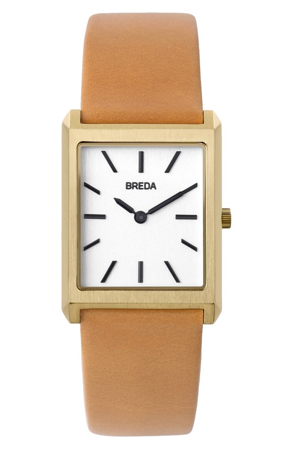 ブレダ レディース アクセサリー 腕時計 レザー BREDA Virgileather Strap Watch 26mm GOLD/ CLAY/ IVORY アイボリー｜ReVida 店