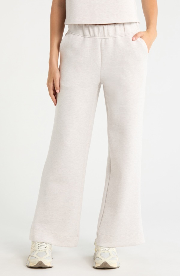 エムピージー レディース ボトムス カジュアルパンツ ストレート MPG Dreamweave Relaxed Straight Leg Pants HEATHER MOONBEAM ヘザー|ReVida 店