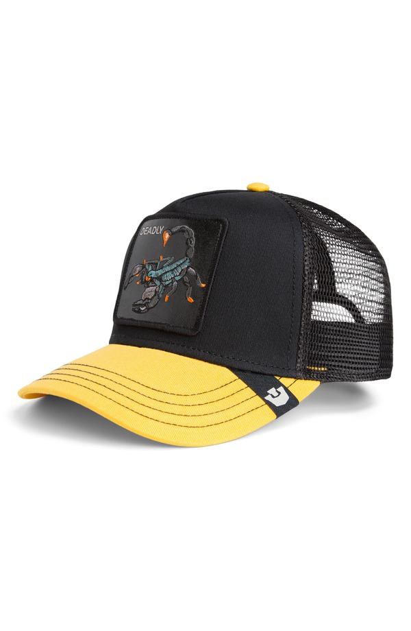 グーリンブラザーズ メンズ アクセサリー 帽子 Goorin Bros. Deadly Scorpion Patch Snapback Trucker Hat DUST/ VOID|ReVida 店