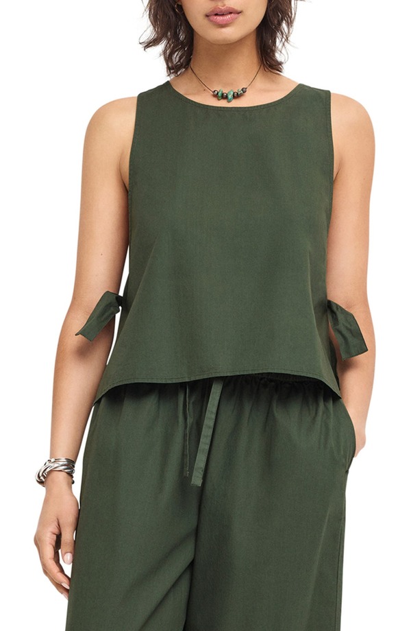 ビタミン A レディース トップス シャツ コットン Vitamin A Parker Organicotton Tank Top FOREST フォレスト|ReVida 店