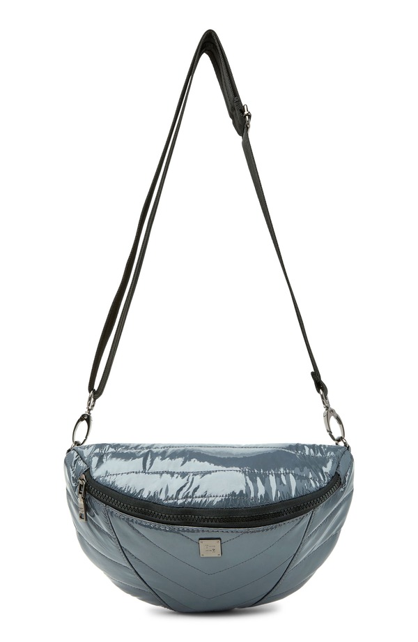 シンクロリン レディース バッグ THINK ROYLN Little Runaway Shoulder Bag CARBON PATENT|ReVida 店