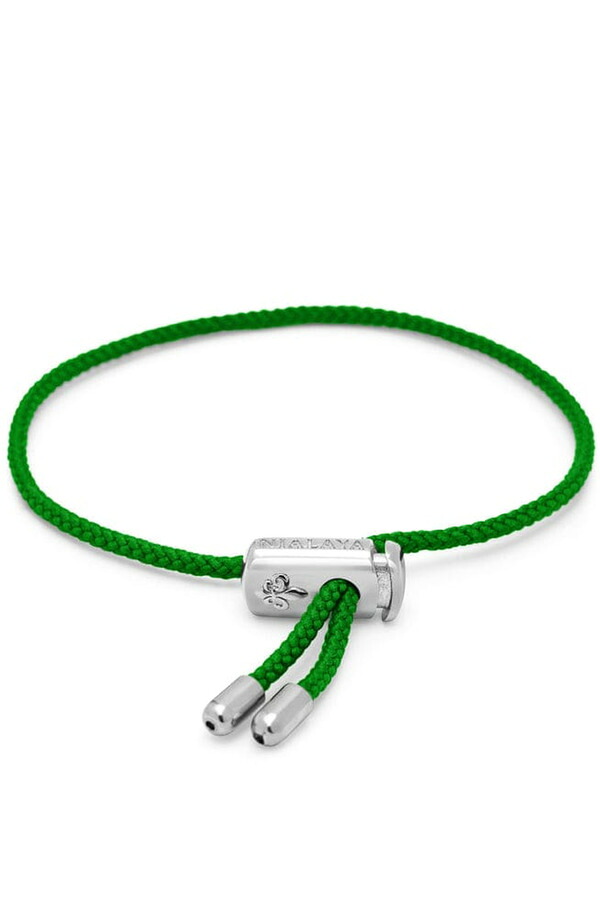 ナイアヤラ メンズ アクセサリー ブレスレット・バングル・アンクレット Nialaya Green Adjustable Lock String Bracelet Green グリーン｜ReVida 店