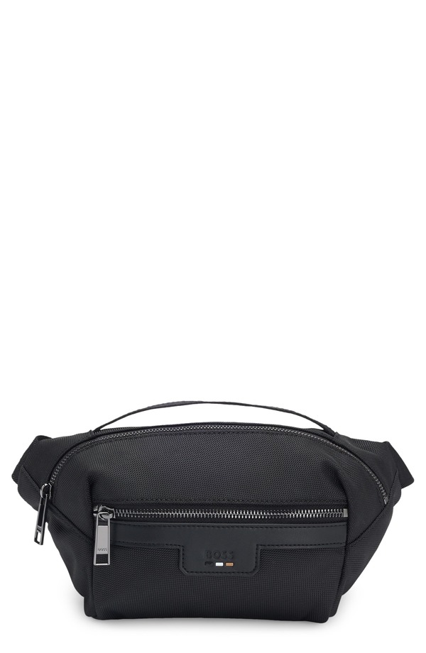 フューゴ メンズ バッグ HUGO Ray Belt Bag BLACK ブラック｜ReVida 店