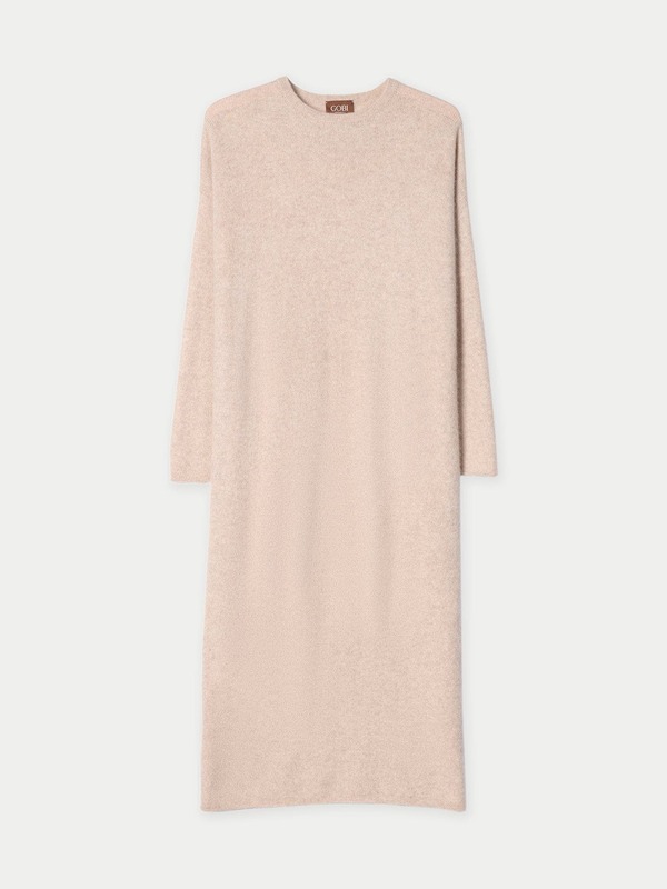 ゴビ カシミヤ レディース トップス ワンピース セーター Gobi Cashmere Long Cashmere Sweater Dress warm grey グレー|ReVida 店