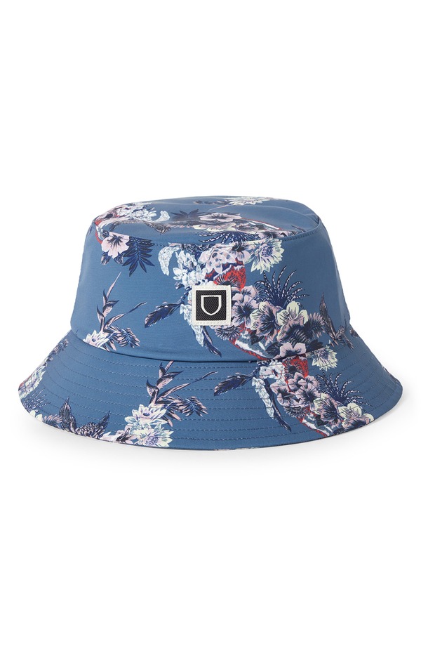 ブリクストン メンズ アクセサリー 帽子 Brixton Eldon Packable Bucket Hat MIDNIGHT BLUE ブルー｜ReVida 店