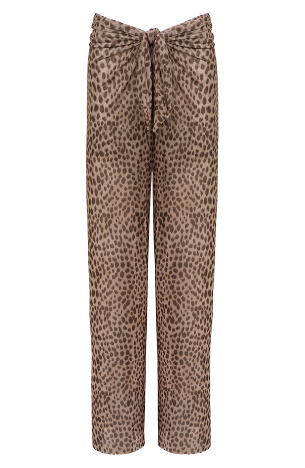 ヴィックス パウラ ハーマニー レディース ボトムス レギンス パンツ ViX Paula Hermanny Pareo Cover-Upants BROWN MULTI ブラウン|ReVida 店