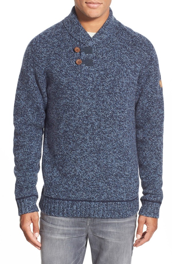 フェールラーベン メンズ アウター パーカー・スウェット レギュラーフィット セーター Fjllrven Lada Regular Fit Shawl Collar Sweater Dark Navy ネイビー