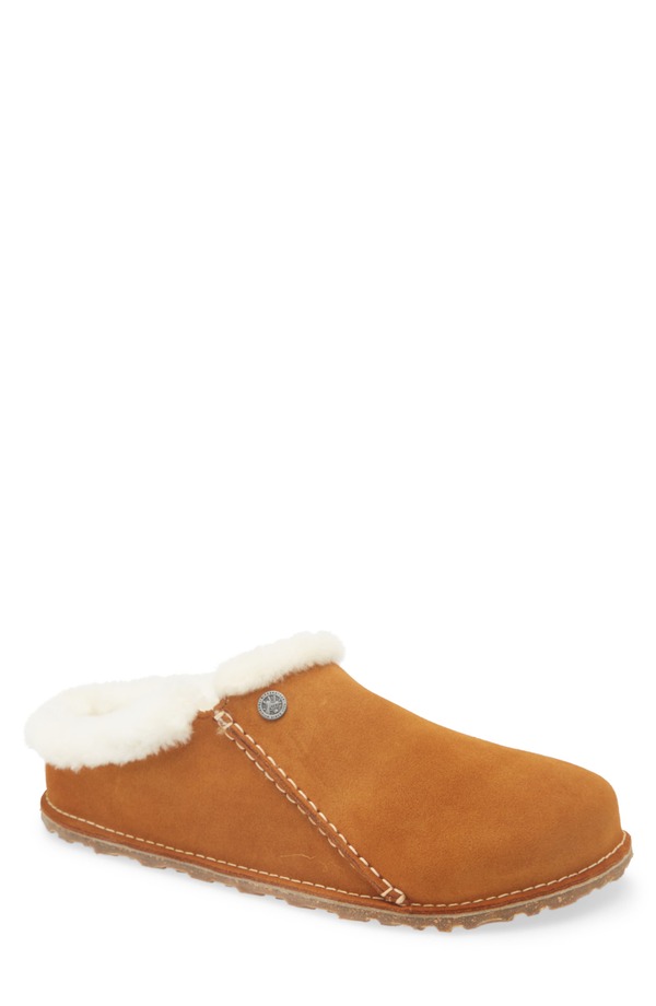 ビルケンシュトック メンズ シューズ サンダル Birkenstock Zermatt Genuine Shearling Lined Slipper Beige ベージュ