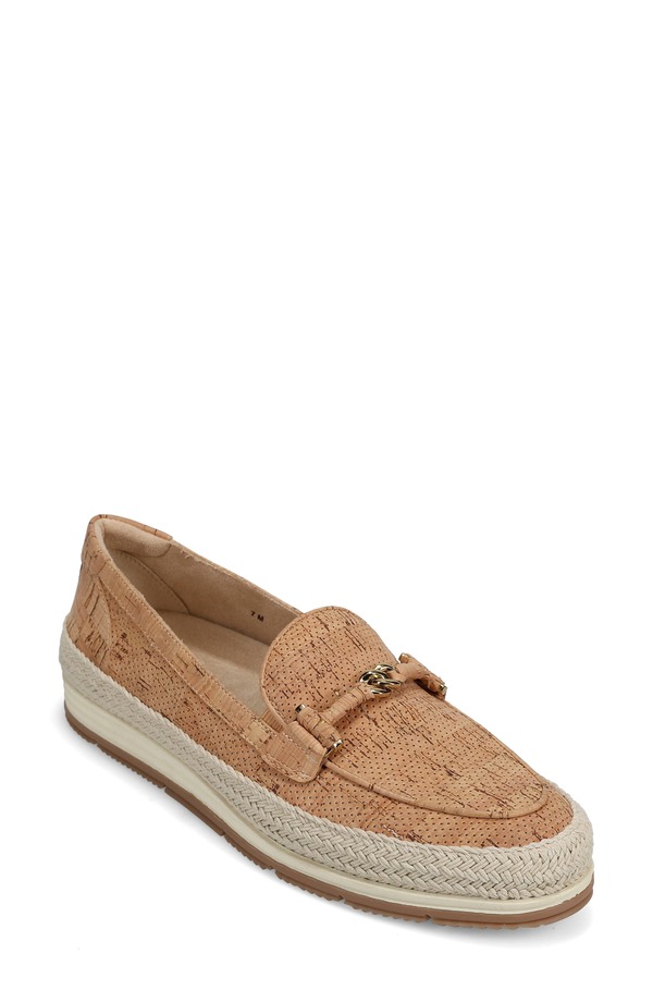 ベネリ レディース シューズ スリッポン・ローファー VANELi Quarzi Bit Loafer Natural|ReVida 店