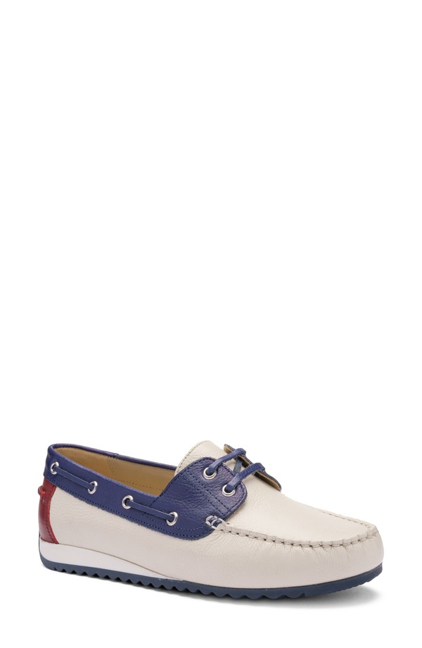 アラ レディース シューズ スリッポン・ローファー ara Nori Loafer Cream/ Ink/ Cherry クリーム