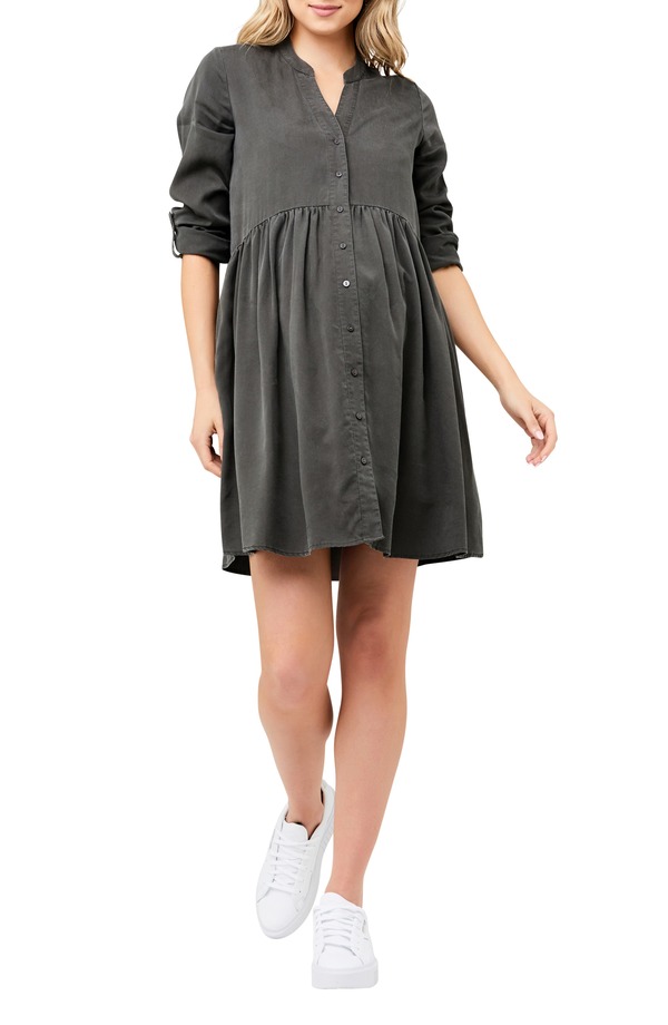 ライプマタニティ レディース トップス ワンピース Ripe Maternity Demi Tencel Dress (Maternity) OLIVE オリーブ|ReVida 店
