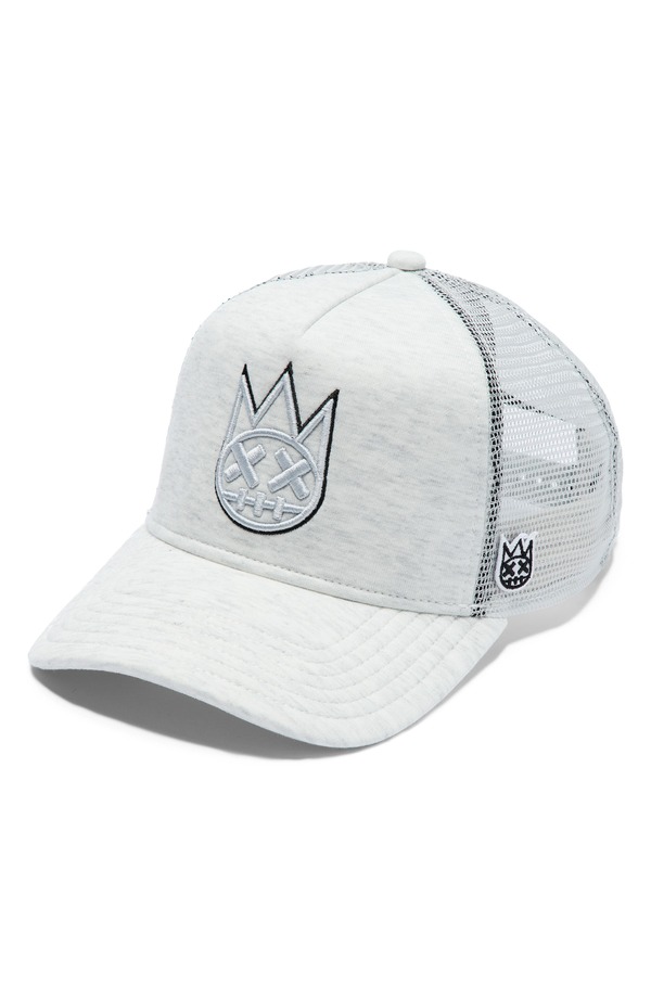 カルト オブ インディビジュアリティ メンズ アクセサリー 帽子 ロゴ Cult of Individuality Shimuchan Logo Trucker Hat HEATHER GREY グレー|ReVida 店