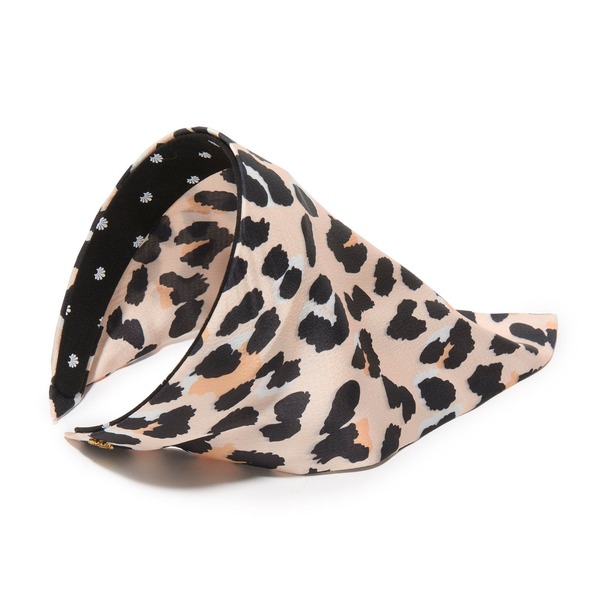 レレ サドイ レディース アクセサリー シルク Lele Sadoughi Jackie Silky Handkerchief Headband LEOPARD 960 アニマル|ReVida 店