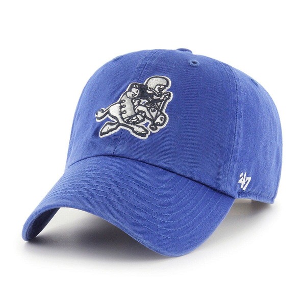 フォーティーセブン メンズ アクセサリー 帽子 Men's '47 Royal Dallas Cowboys Retro Joe II Clean Up Adjustable Hat Royal|ReVida 店