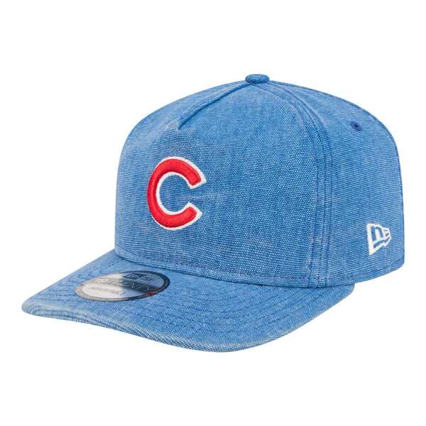 ニューエラ メンズ アクセサリー 帽子 デニム Men's New Era Royal Chicago Cubs Denim Classic 19TWENTY Adjustable Hat Royal デニム｜ReVida 店