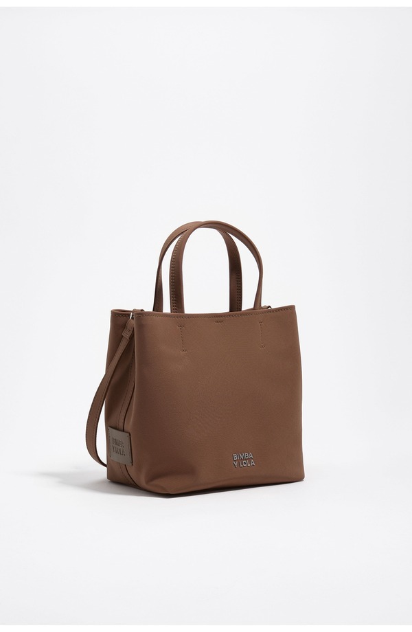 ビンバイローラ レディース バッグ ナイロン Bimba y Lola Medium Nougat Nylon Chihuahua Bag NOUGAT|ReVida 店