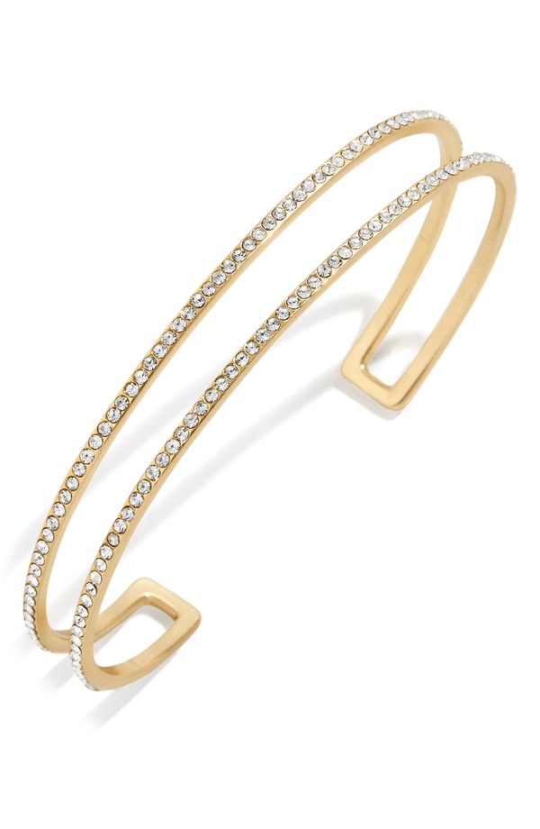 バウブルバー レディース アクセサリー ブレスレット・バングル・アンクレット BaubleBar Val Pav% Cuff Bracelet CLEAR|ReVida 店
