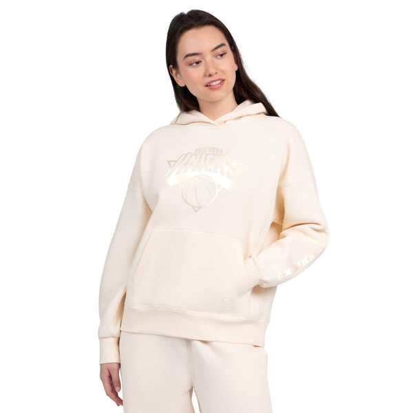 スターター レディース アウター パーカー・スウェット Women'starter Cream New Yorknicks Pastel Relaxed Hoodie Cream クリーム|ReVida 店