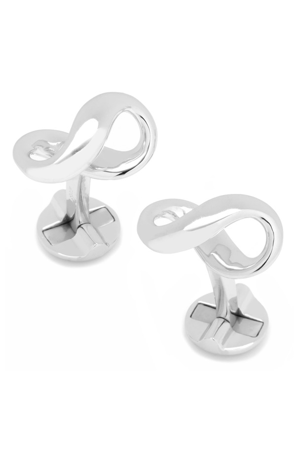 カフリンク メンズ アクセサリー カフスボタン Cufflinks, Inc. Infinity Symbol Cuff Link sILVER シルバー|ReVida 店