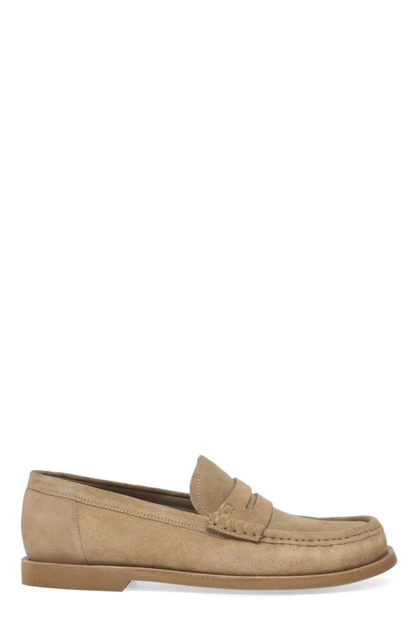 ジャンヴィト ロッシ メンズ シューズ スニーカー Gianvito Rossi Vernon Mocassin (Men) Brown Suede Leather ブラウン｜ReVida 店