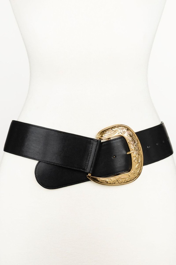 レイナ レディース アクセサリー ベルト Raina FLORA BLK ML BLACK ブラック｜ReVida 店