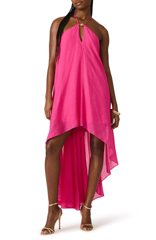 スティーブ マデン レディース トップス ワンピース Steve Madden Suzanne High-Low Dress PINK YARROW ピンク｜ReVida 店