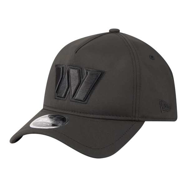ニューエラ メンズ アクセサリー 帽子 Men's New Era Black Washington Commanders Apex 9FORTY Adjustable Hat Black ブラック｜ReVida 店