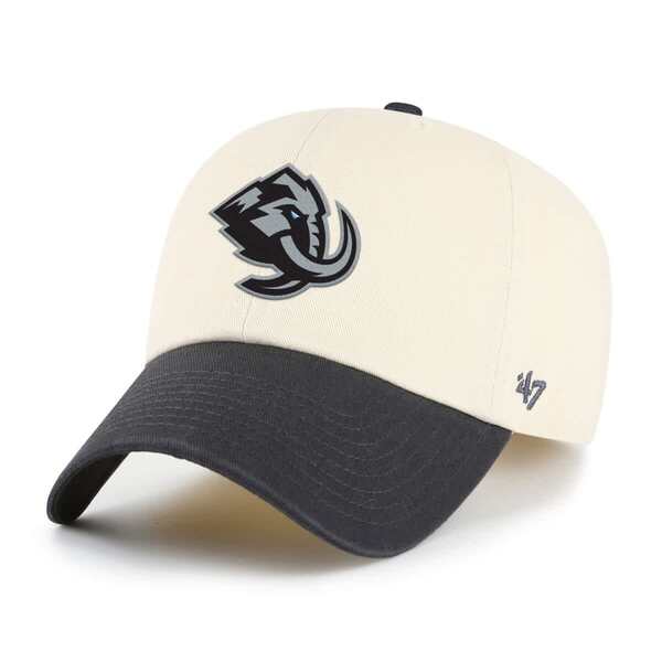 フォーティーセブン メンズ アクセサリー 帽子 Men's '47 Cream/Charcoal Utah Mammoth Clean Up Adjustable Hat Cream クリーム|ReVida 店