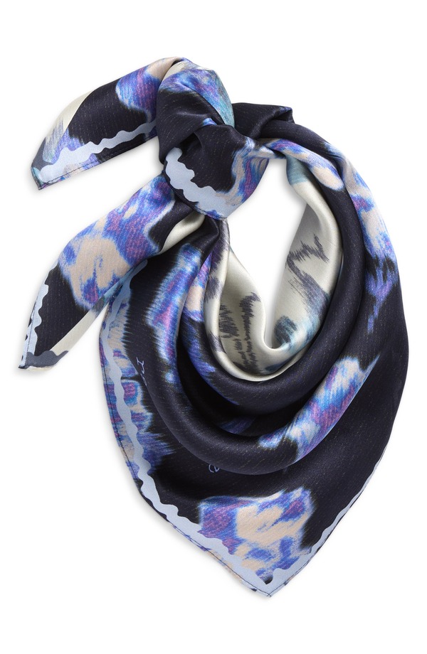 ラグアンドボーン レディース アクセサリー マフラー・ストール・スカーフ シルク rag & bone Kit Silk Bandana Scarf NAVY ネイビー｜ReVida 店