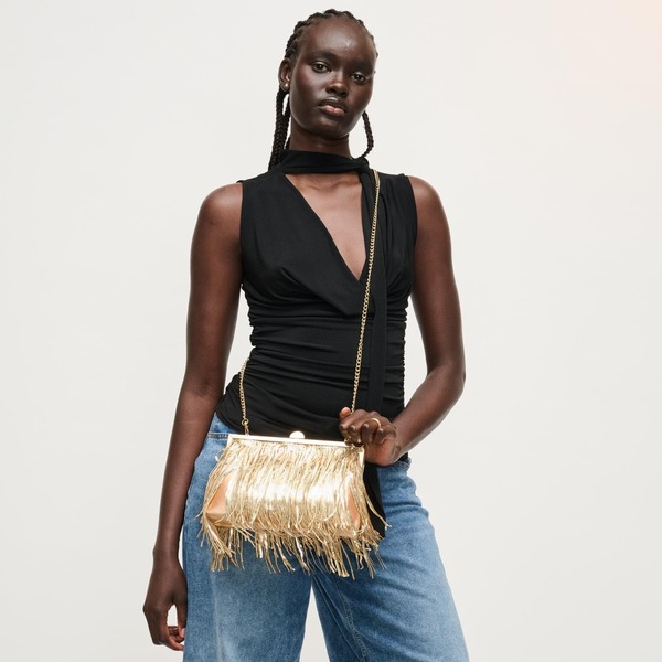 アーバンエクスプレッション レディース バッグ URBAN EXPRESSIONS Celestia Evening Bagold ゴールド｜ReVida 店
