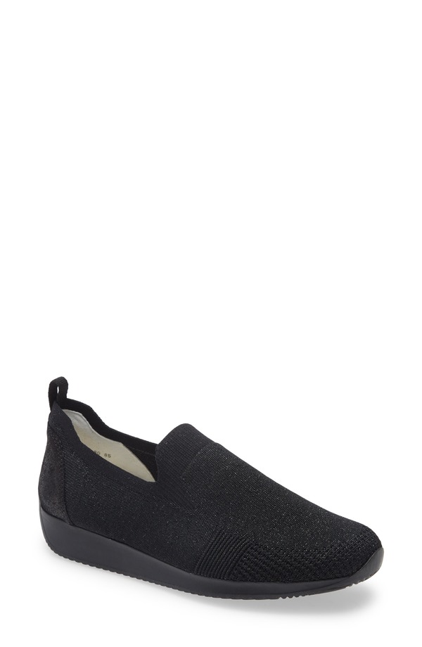 アラ レディース シューズ スニーカー ara Leena Sneaker Black Wovenstretch Fabric ブラック