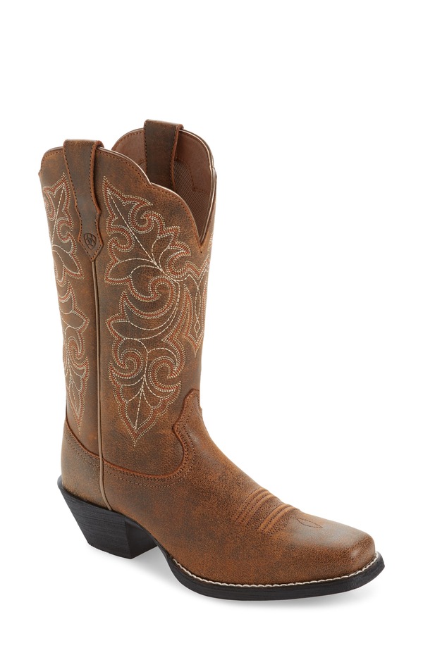 アリアト レディース シューズ ブーツ・レインブーツ Ariat Roundup Western Boot Brown ブラウン|ReVida 店