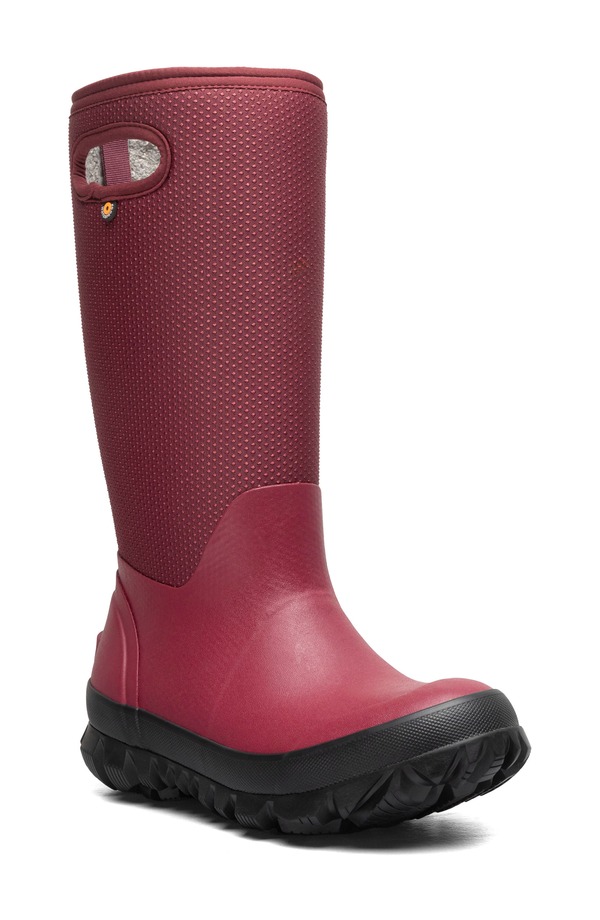 ボグス レディース シューズ ブーツ・レインブーツ Bogs Whiteout Faded Waterproof Boot Ox Blood オックスブラッド画像