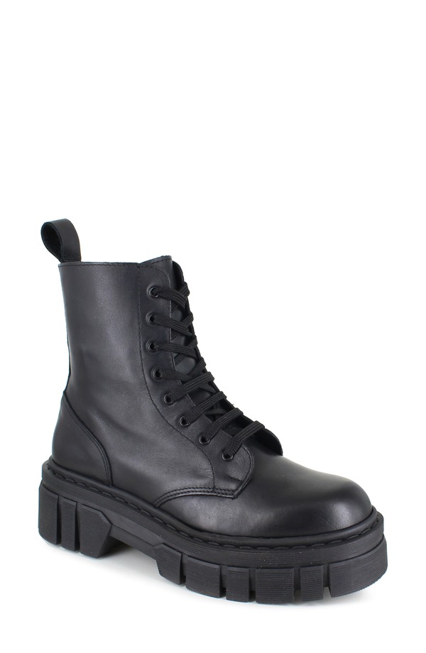 ジジ レディース シューズ ブーツ・レインブーツ ZIGI Toniah Lug Sole Bootie Black ブラック｜ReVida 店