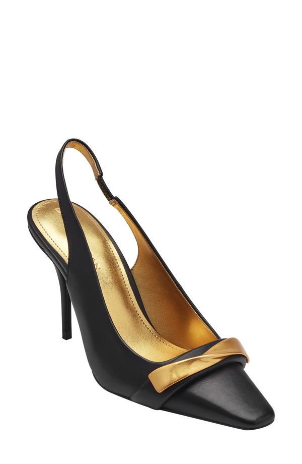 ダナ キャラン ニューヨーク レディース シューズ ヒール Donna Karanew York Sayer Slingback Pump Black ブラック