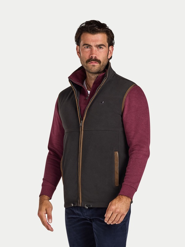 ライジングブル メンズ アウター 上衣・上衣 ジレ フリース Raging Bull Fleece Gilet Slate スレート