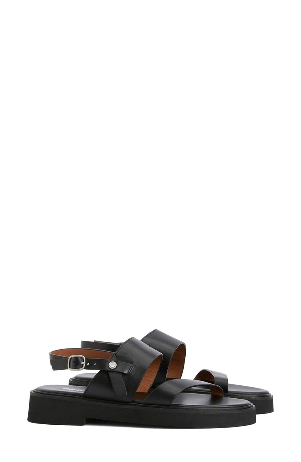 バブアー レディース シューズ ヒール サンダル Barbour Dakota Slingback Sandal Black ブラック
