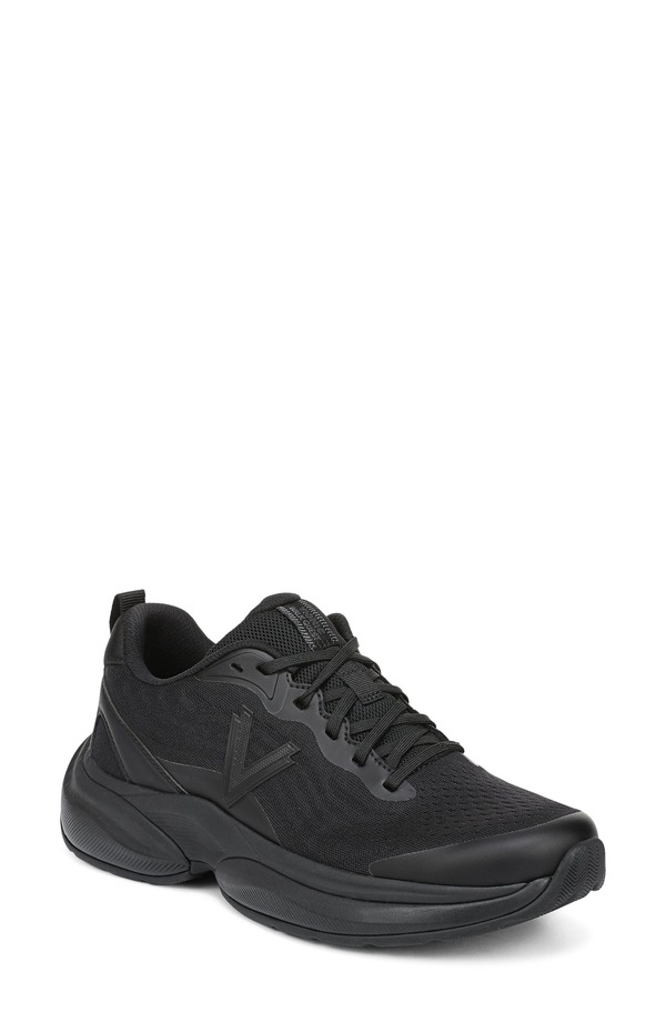 バイオニック レディース シューズ スニーカー Vionic Walk Quest Sneaker Black/ Black 黒いこと