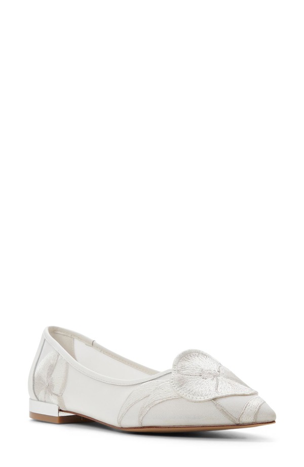 テッドベーカー レディース シューズ パンプス Ted Baker Ella Mae Pointed Toe Flat White 白いこと