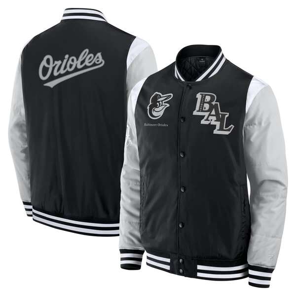 ファナティクス メンズ アウター 上衣・上衣 Men\u0027s Fanatics Black Baltimore Orioles Elements Elite Full-Snap Jacket Black 黒いこと