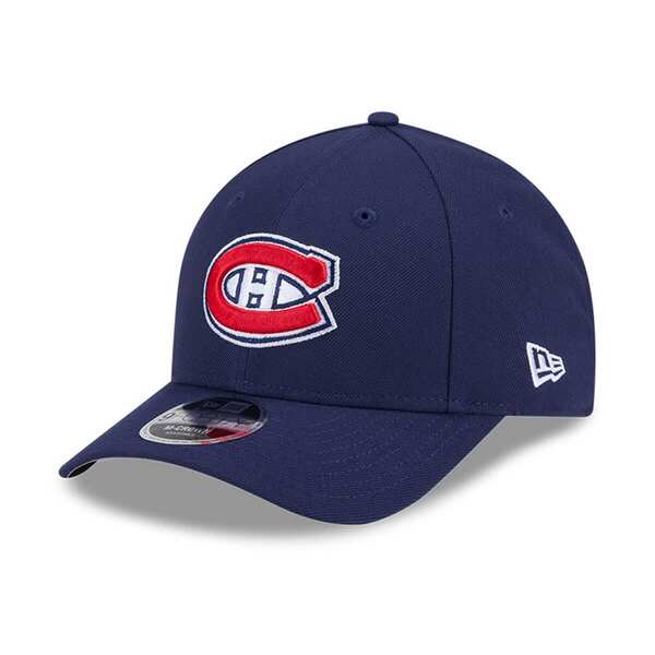ニューエラ メンズ アクセサリー 帽子 Men's New Era Navy Montreal Canadiens COOLERA 9FORTY M-Crown Adjustable Hat Navy ネイビー｜ReVida 店