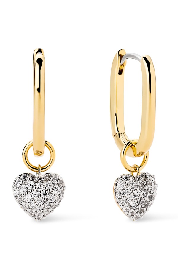 アナルイサ レディース アクセサリー ピアス・イヤリング Ana Luisa Ellery Hoop Earrings GOLD / CLEAR ゴールド|ReVida 店