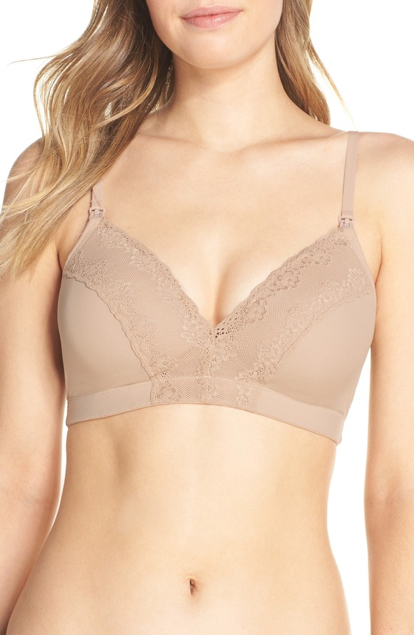 ナトリ レディース トップス Tシャツ Natori Bliss Perfection Wireless Nursing Bra CAF|ReVida 店