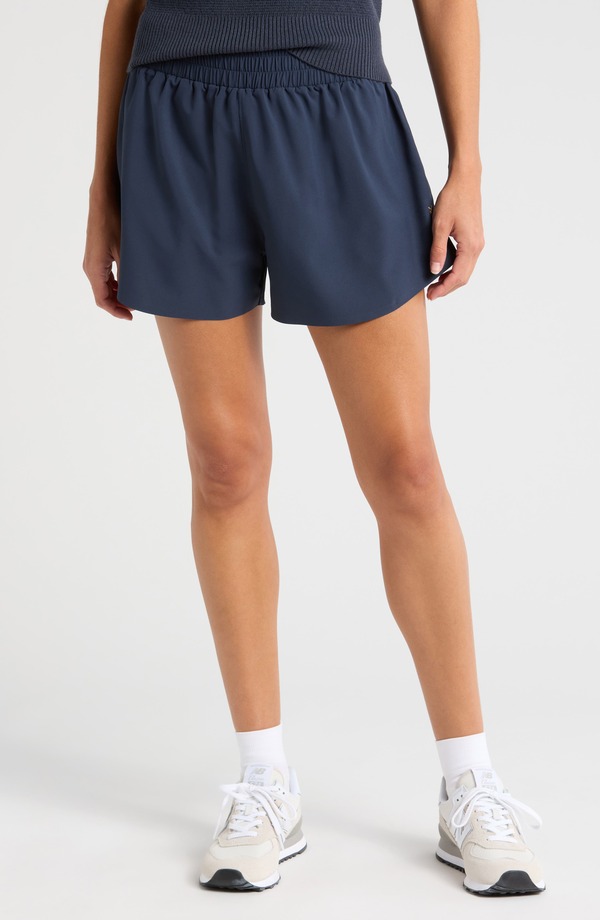 ローヌ レディース ボトムス ハーフパンツ・ショーツ ポリエステル ショートパンツ Rhone Mirage 3-Inch Lined Recycled Polyesterunning Shorts NAVY BLUE ネイビー｜ReVida 店