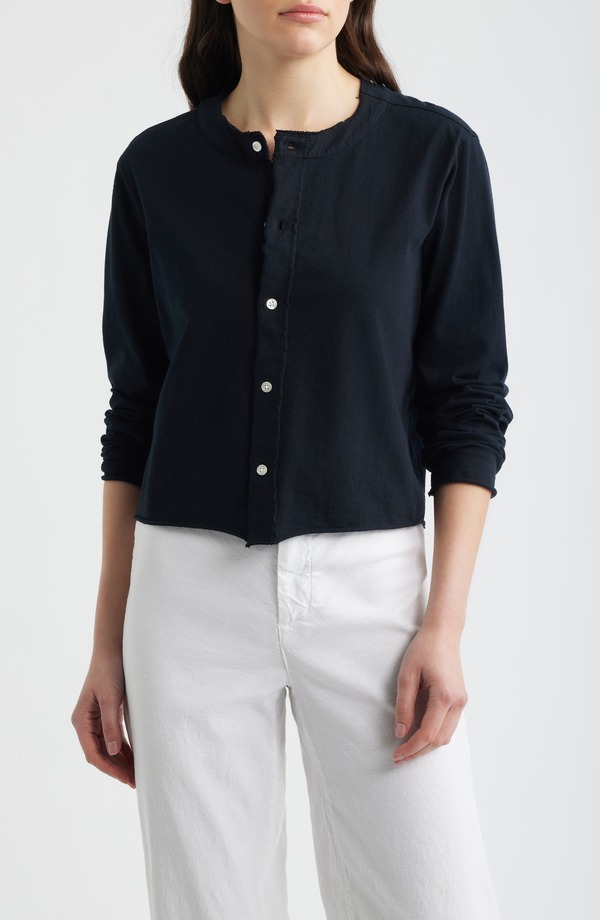 フランク ＆ アイリーン レディース アウター ニット・セーター カーディガン Frank & Eileen Jackie Cardigan BRITISH ROYAL NAVY ネイビー｜ReVida 店 40,170円
