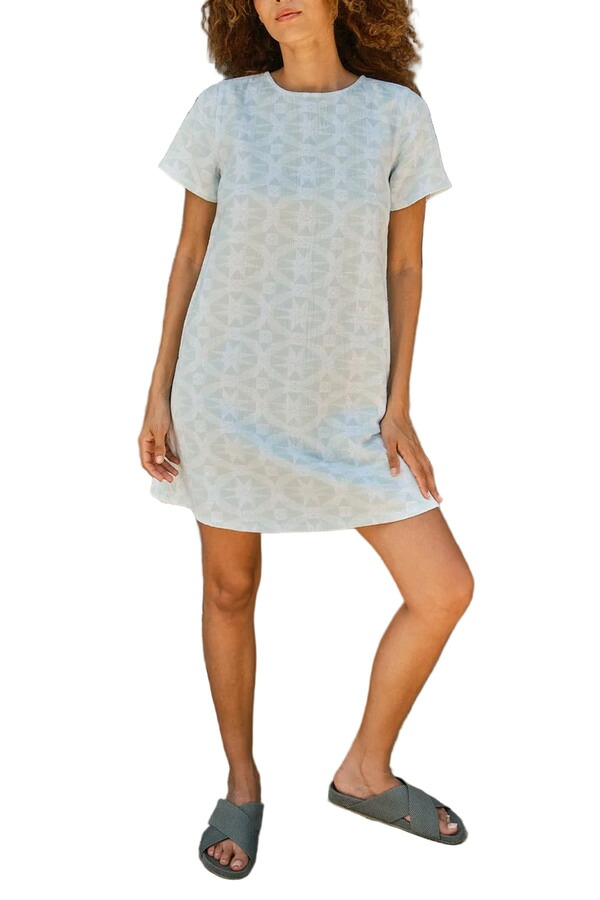 エース アンド ジグ レディース トップス ワンピース A ライン プラスサイズ ミニ Ace & Jig Riley A-Line Mini Dress (Plus Regular) Calm｜ReVida 店