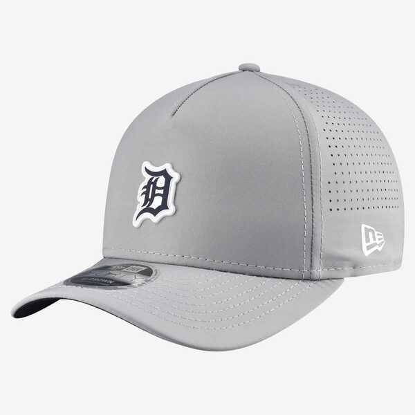 ニューエラ メンズ アクセサリー 帽子 ロゴ Men's New Era Gray Detroitigers Micro Logo 9FORTY M-Crown A-Frame Adjustable Hat Gray グレー|ReVida 店